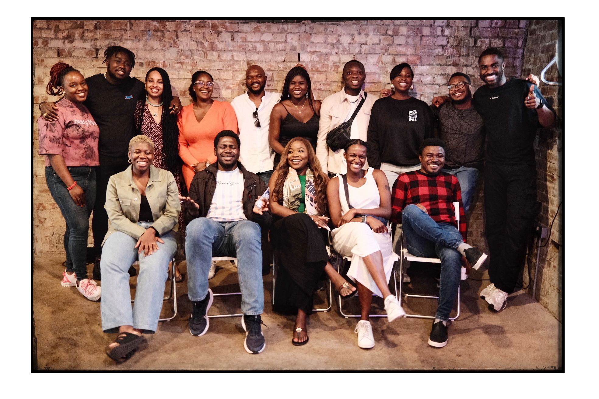 Group portrait at the SustyVibes Meet & Greet in London